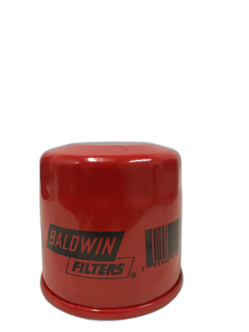 Pure Performance Unleashed: Baldwin's B2 Spin-on Lube Filters Shine Bright on a White Background.